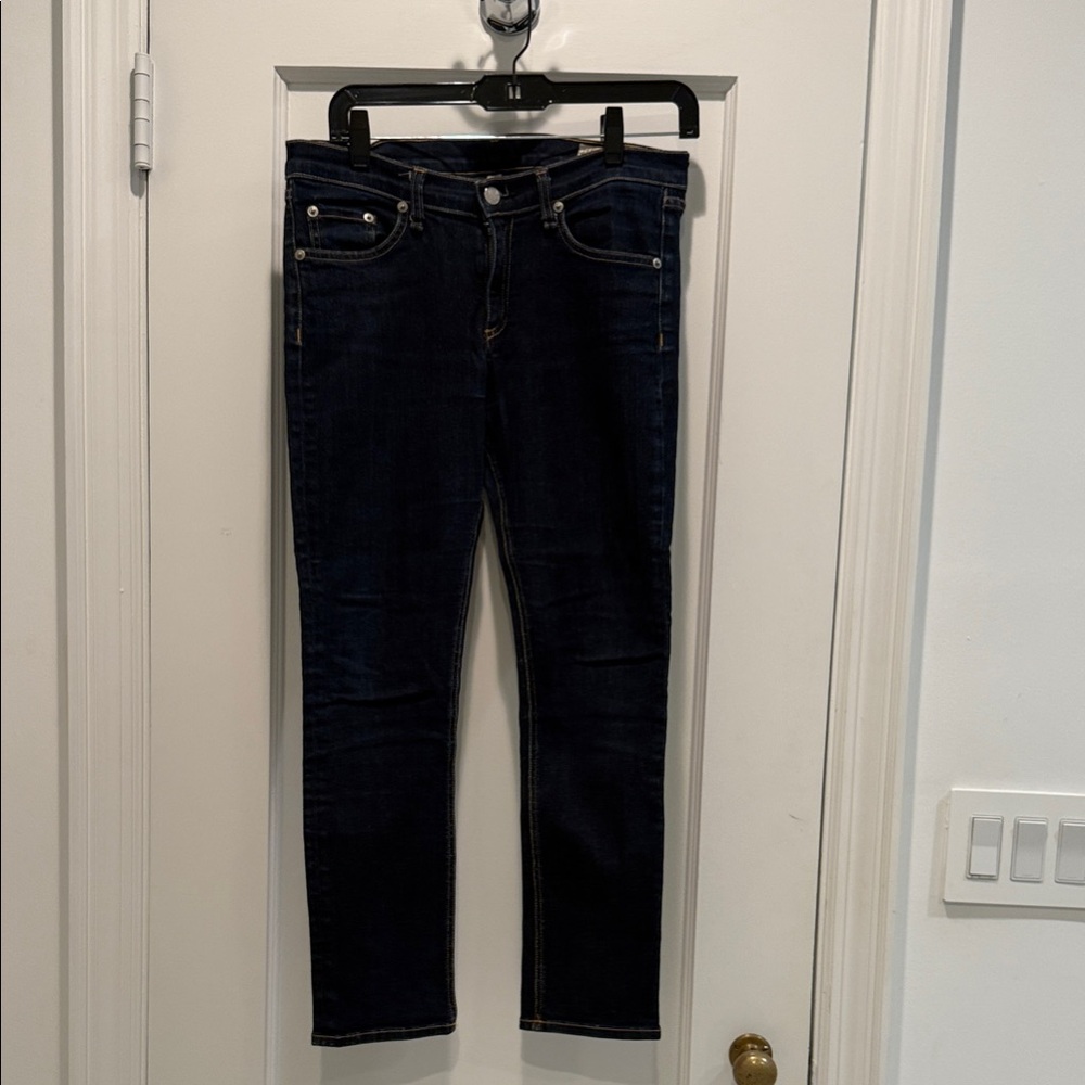 Rag & Bone Indigo Denim Skinny Jeans w/ stretch